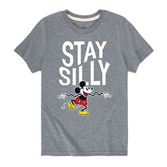 Disney's Mickey Mouse Boys 8-20 Stay Silly Graphic Tee