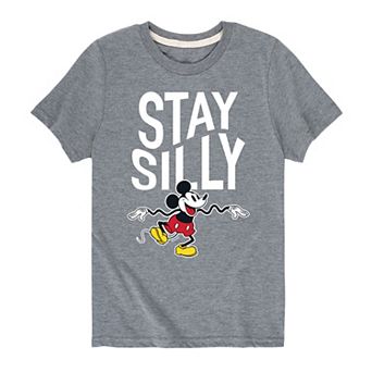 Disney's Mickey Mouse Boys 8-20 Stay Silly Graphic Tee