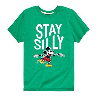 Disney's Mickey Mouse Boys 8-20 Stay Silly Graphic Tee