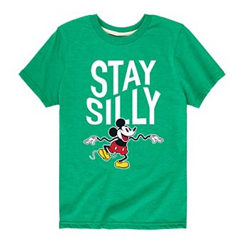Disney's Mickey Mouse Boys 8-20 Stay Silly Graphic Tee