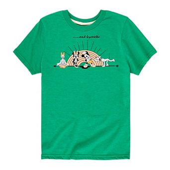 Disney's Mickey Mouse & Friends Boys 8-20 ...And Breathe Group Graphic Tee