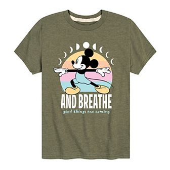 Disney's Mickey Mouse Boys 8-20 Breathe Graphic Tee