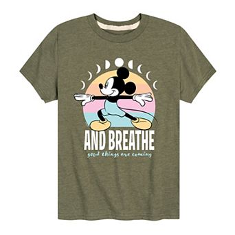 Disney's Mickey Mouse Boys 8-20 Breathe Graphic Tee