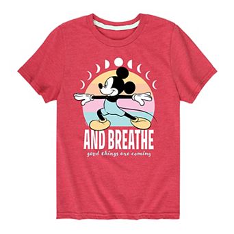 Disney's Mickey Mouse Boys 8-20 Breathe Graphic Tee