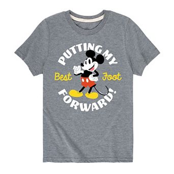 Disney's Mickey Mouse Boys 8-20 Best Foot Forward Graphic Tee