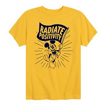 Disney's Mickey Mouse Boys 8-20 Radiate Positivity Graphic Tee