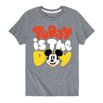 Disney's Mickey Mouse Boys 8-20 Today Is The Day Graphic Tee