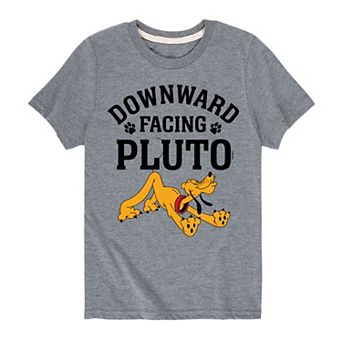 Disney's Pluto Boys 8-20 Downward Facing Graphic Tee
