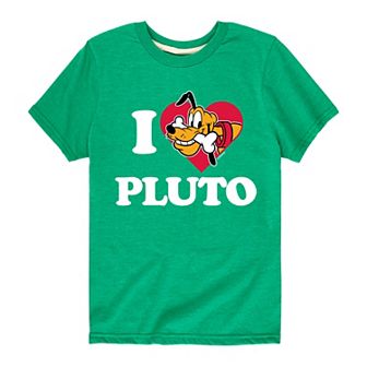 Disney's Pluto Boys 8-20 I Love Pluto Tee