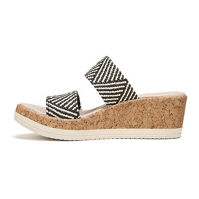 Bzees Resort Women's Wedge Slide Sandals