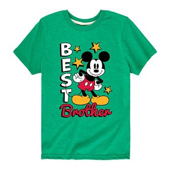 Disney's Mickey Mouse Boys 8-20 Best Brother Graphic Tee