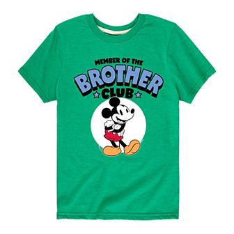 Disney's Mickey Mouse Boys 8-20 Brother Club Graphic Tee