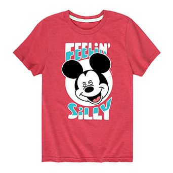 Disney's Mickey Mouse Boys 8-20 Feelin Silly Graphic Tee