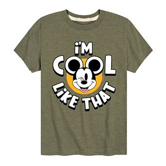 Disney's Mickey Mouse Boys 8-20 Cool Like That Graphic Tee
