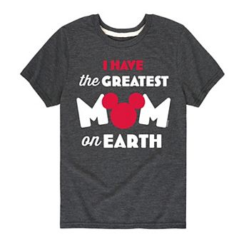 Disney's Boys 8-20 Greatest Mom On Earth Graphic Tee