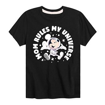 Disney's Mickey Mouse Boys 8-20 Mom Rules My Universe Graphic Tee