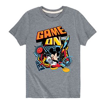 Disney's Mickey Mouse Boys 8-20 Game On Graphic Tee