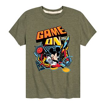 Disney's Mickey Mouse Boys 8-20 Game On Graphic Tee