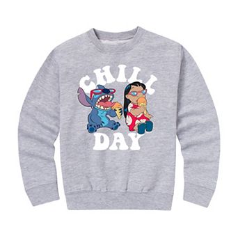 Disney's Lilo & Stitch Boys 8-20 Chill Day Graphic Fleece Pullover