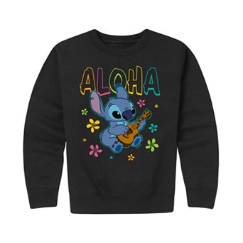 Disney's Lilo & Stitch Boys 8-20 Aloha Graphic Fleece Pullover