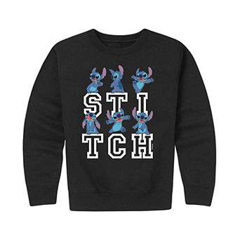 Disney's Lilo & Stitch Boys 8-20 Poses Graphic Fleece Pullover