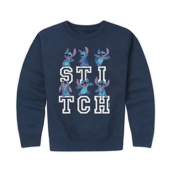 Disney's Lilo & Stitch Boys 8-20 Poses Graphic Fleece Pullover