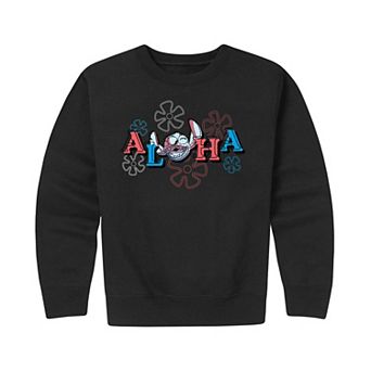 Disney's Lilo & Stitch Boys 8-20 Aloha Graphic Fleece Pullover