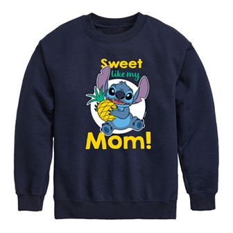 Disney's Lilo & Stitch Boys 8-20 Sweet Mom Graphic Fleece Pullover