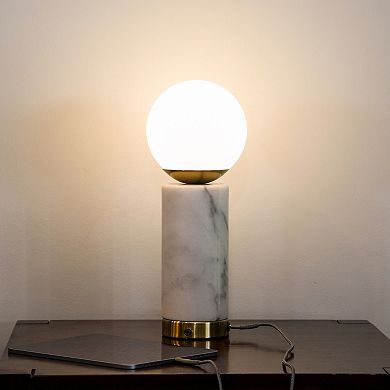 Aspen LED Table Lamp with USB Port