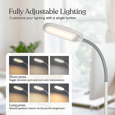Brightech Litespan Slim 55" Led Floor Lamp With Adjustable Color Temperatures