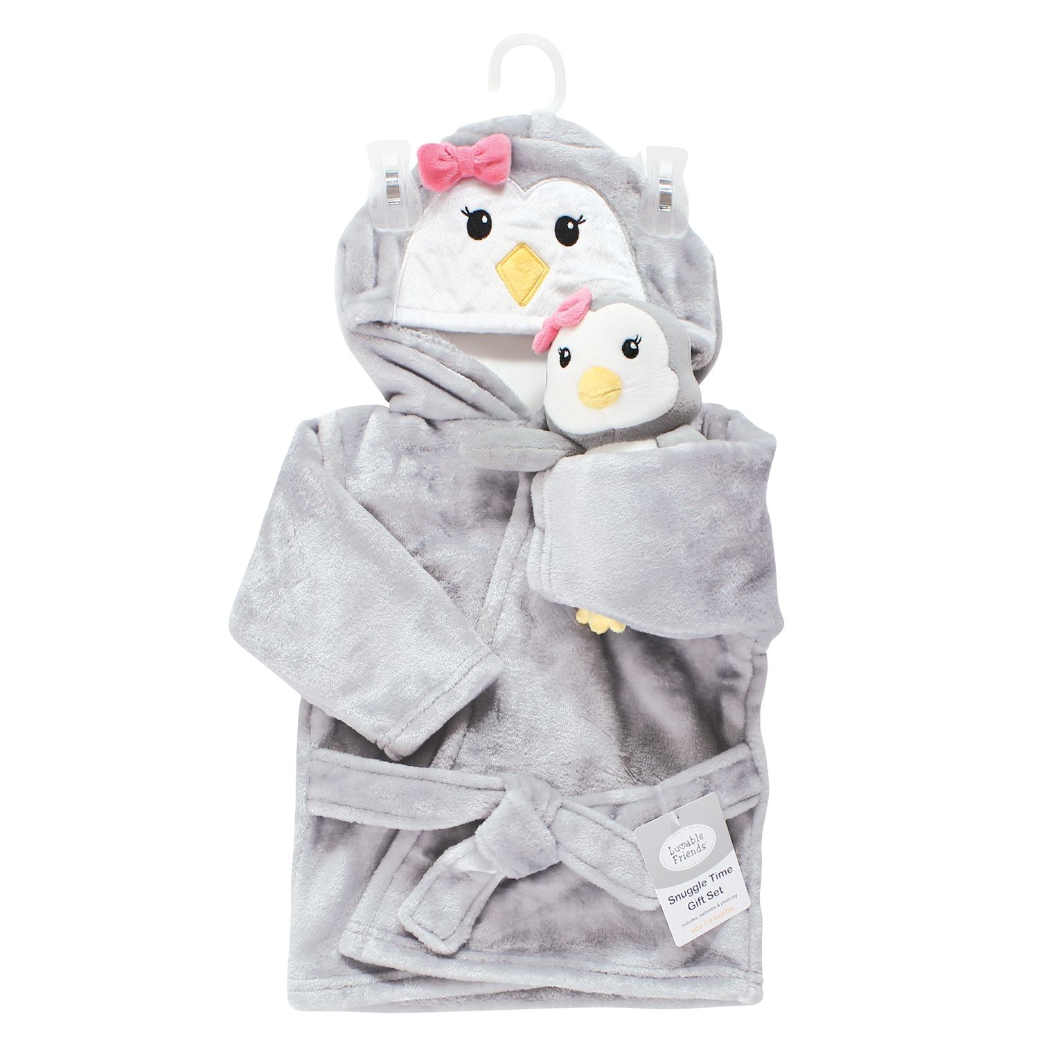 Home | Luvable Friends Baby Girls Plush Bathrobe and Toy Set Penguin, 0-9 Months at Plaza Las Americas in San Juan, PR