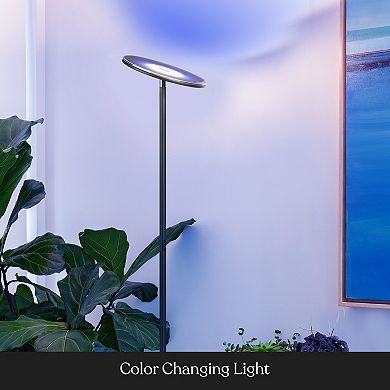 Brightech Sky Colors 69" Led Tochiere Floor Lamp With Remote Color-changing Light