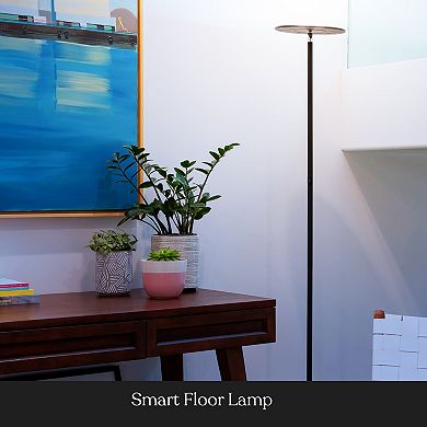 Brightech Sky Colors 69" Led Tochiere Floor Lamp With Remote Color-changing Light