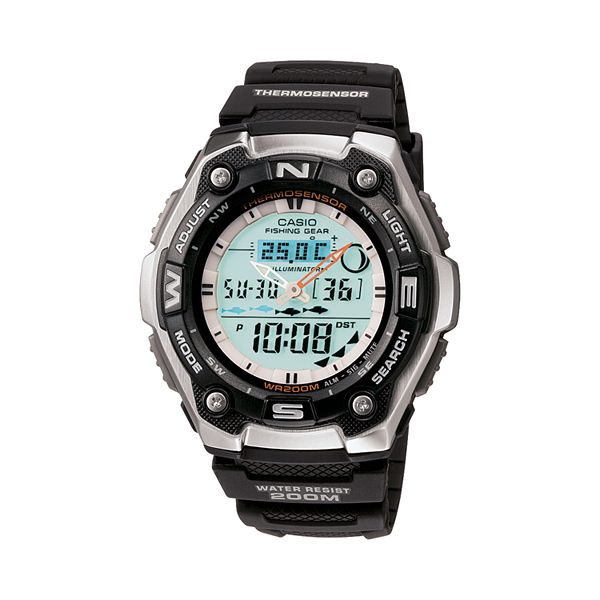 Casio Men's Sports Gear Analog & Digital Chronograph Fishing Watch -  AQW101-1A
