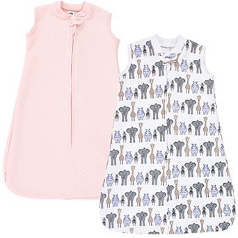 Infant Girl Premium Quilted Sleeveless Sleeping Bag and Wearable Blanket