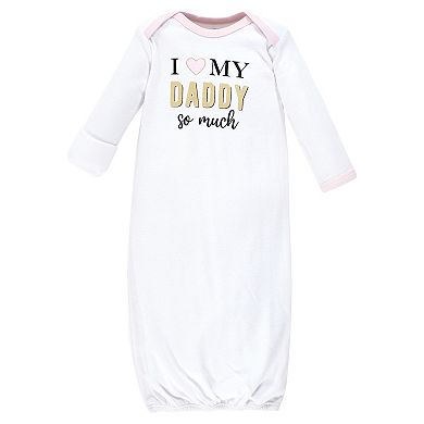 Hudson Baby Infant Girl Cotton Gowns, Leopard Mamas Mini