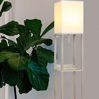 Brightech Maxwell 63" Led Shelf Lamp With Usb Port And Power Outlet