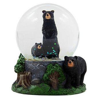 FC Design 3.5"H Black Bear Glitter Snow Globe Decoration Figurine Home Room Decor