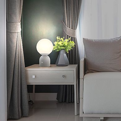 Brightech Mila 10" Dimmable Led Table Lamp With Marble Base