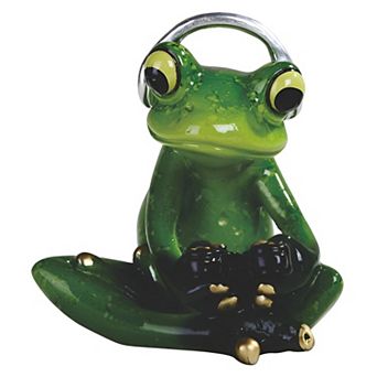 FC Design 3"H Frog Playing Game with Headset Figurine Home Room Decor
