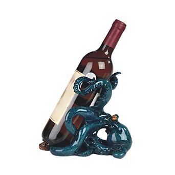 FC Design 8.25"W Blue Octopus Wine Rack Bottle Holder Dining Room Decoration Figurine