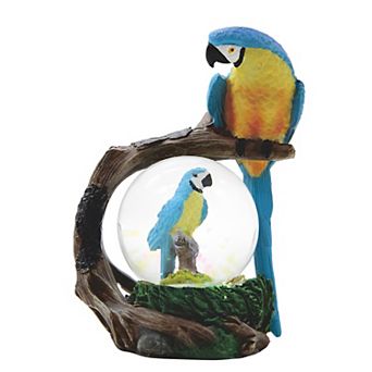 FC Design 4.25"H Blue Parrot Glitter Snow Globe Decoration Figurine Home Room Decor