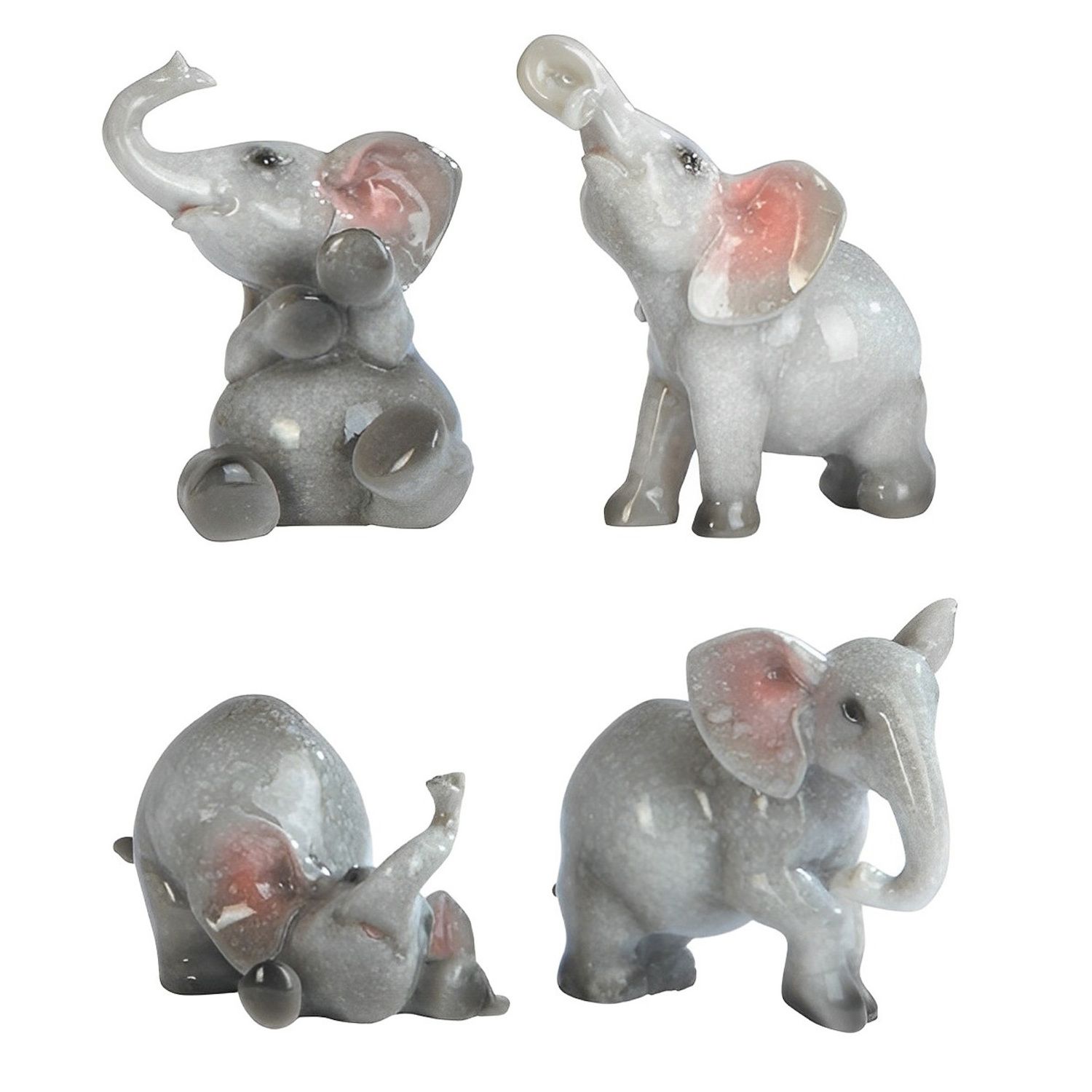 FC Design 2-PC Set 3.75H Blue Elephant Salt & Pepper Shakers Animal  Figurines Statue Decorative