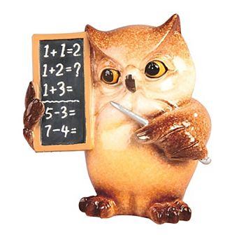 FC Design 3.75"H Owl Teacher Teaching Math Statue Fantasy Decoration Figurine Home Room Decor