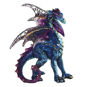 FC Design 5"H Blue and Purple Dragon Statue Fantasy Decoration Figurine Home Room Decor
