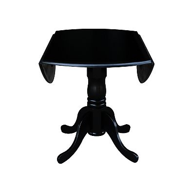 Round Dual Drop Leaf Table