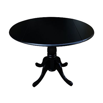 Round Dual Drop Leaf Table