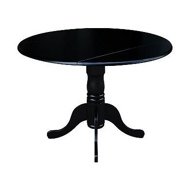 Round Dual Drop Leaf Table