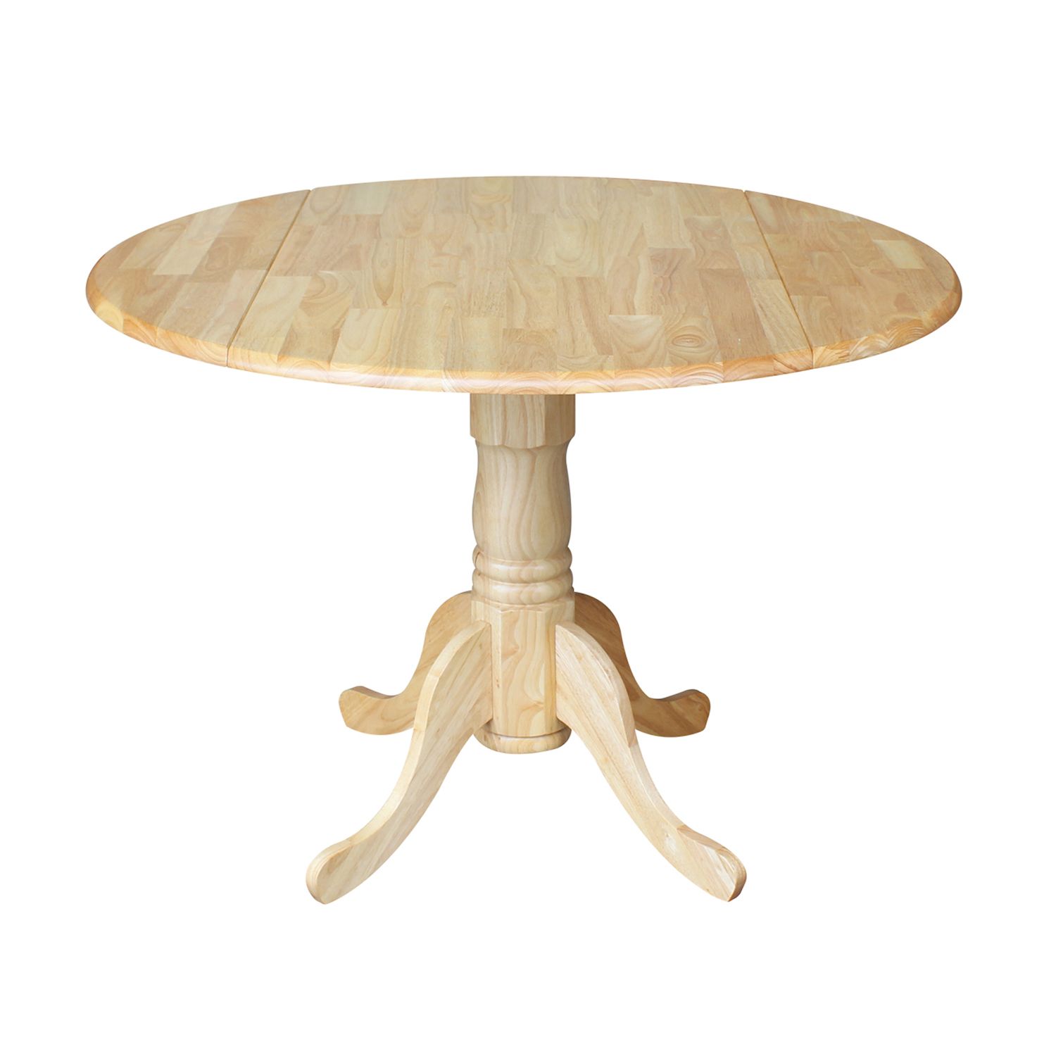 Round Dual Drop Leaf Table   607151 Natural