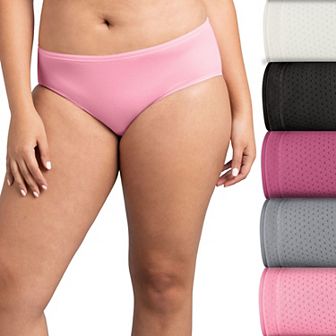 Women's Fruit of the Loom® Signature 5-pack Breathable Micro-Mesh Brief Panty 5DBMLRBK